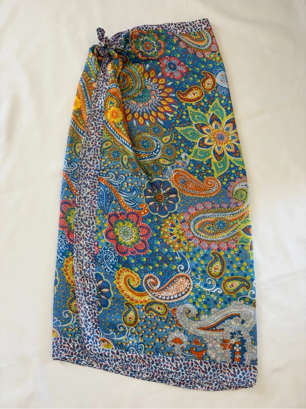 Beach Wrap Scarf Shawl Dress Skirt Kimono Size XL 76x51 Cover Up Oversized